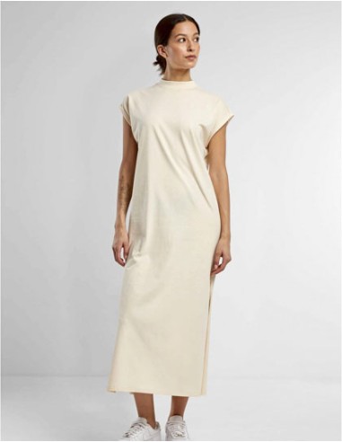 BUI-BY302-Ladies Long Extended Shoulder Dress